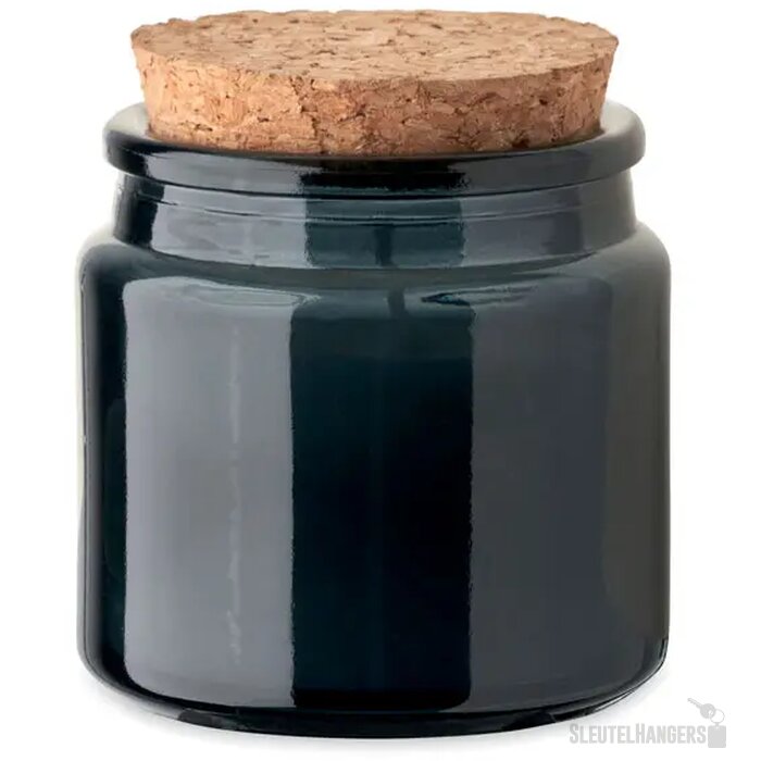 Plantaardige waskaars 70gr Valo marineblauw