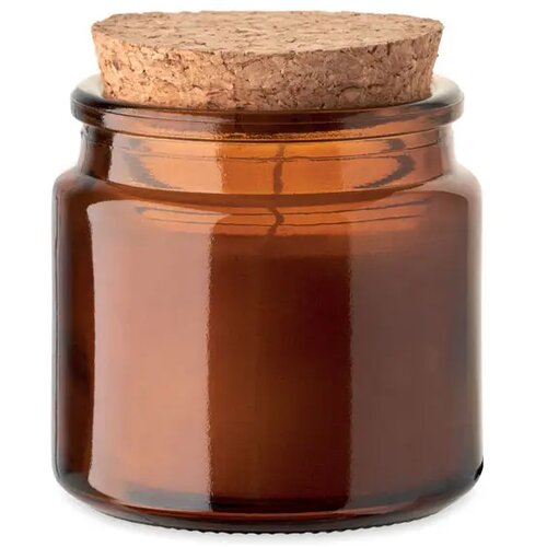 Plantaardige waskaars 70gr Valo bruin