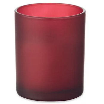 Plantaardige waskaars 80gr Kivas wood bordeaux