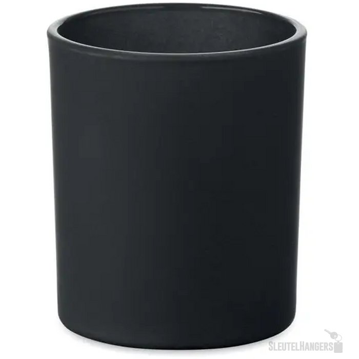 Plantaardige waskaars 80gr Kivas wood zwart