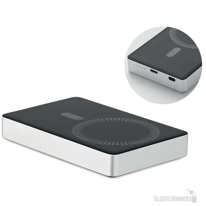 Powerbank 10.000mah Powermag zilver