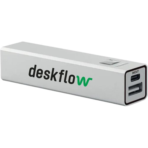 Powerbank 2600 mah Poweraluc mat zilver