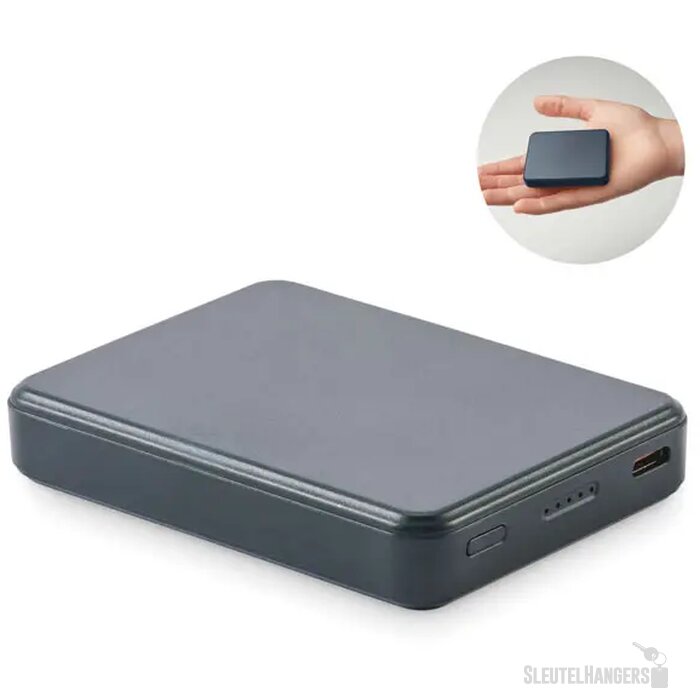 Powerbank 5000 mah Kleinpow Kobaltblauw