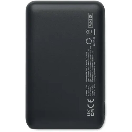 Powerbank 5000 mah Power52c zwart 5.000 mAh