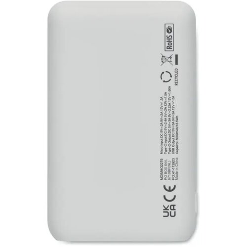 Powerbank 5000 mah Power52c wit 5.000 mAh