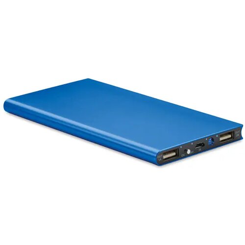 Powerbank 8000 mah Powerflat8 Kobaltblauw