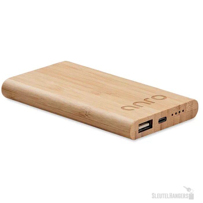 Powerbank bamboe 4000 mah Arenapower hout