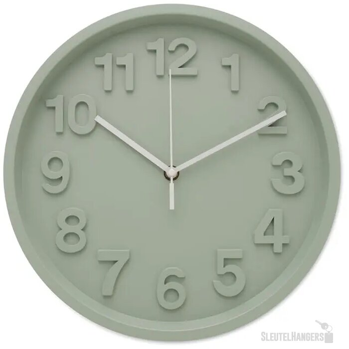 Pp wandklok Muro mintgroen