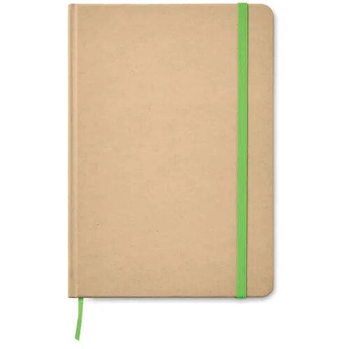 Recycled a5 notitieboek Everwrite limoen
