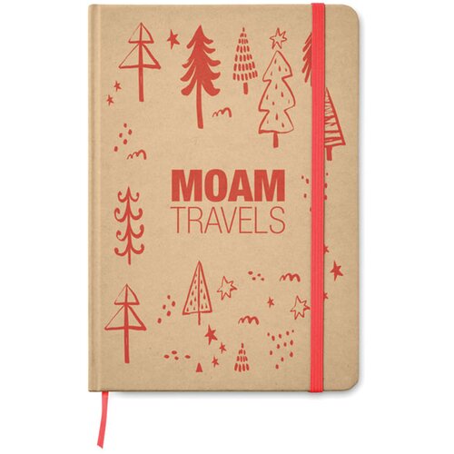 Recycled a5 notitieboek Everwrite rood