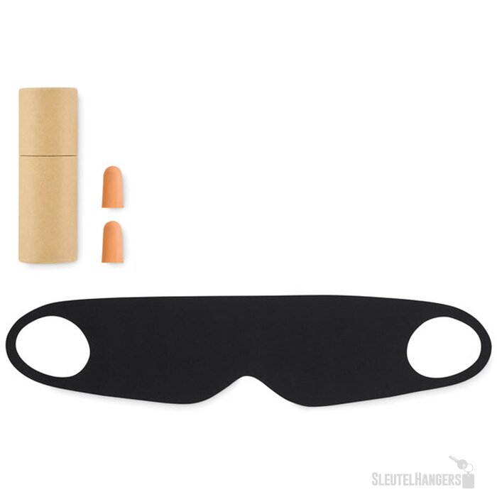 Reisset in kartonnen koker Maskset beige