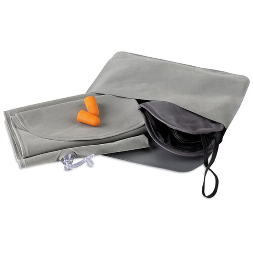 Reisset met kussen en masker Travelplus grijs