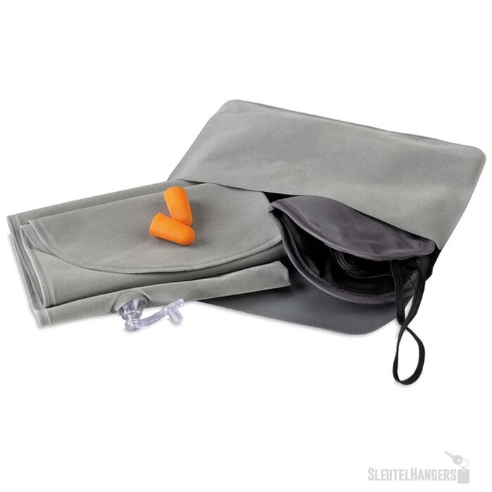 Reisset met kussen en masker Travelplus grijs