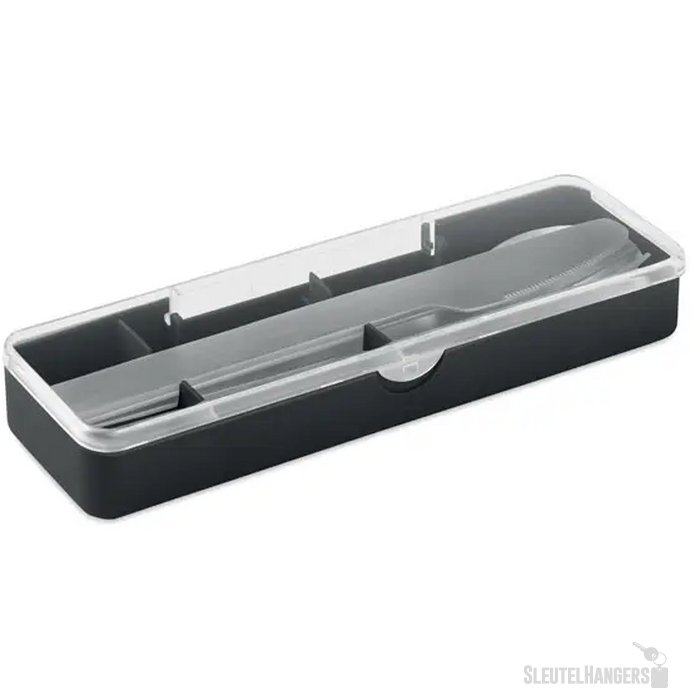 Roestvrijstalen bestekset Mesteck zwart