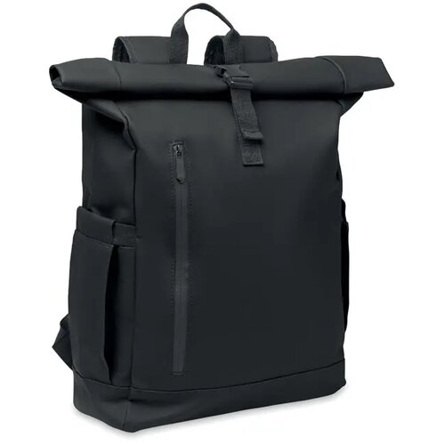Rolltop laptop rugzak Bangkok Zwart