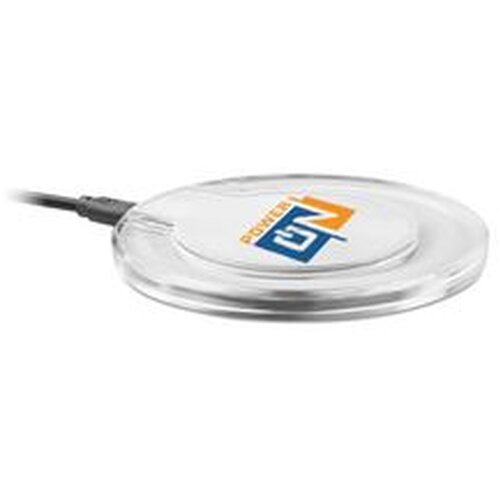 Rond draadloze oplader Uve charging + Wit