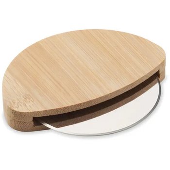 Ronde bamboe pizzasnijder Napol hout