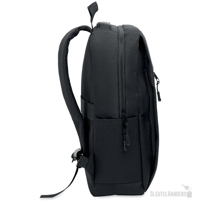 Rpet 15 inch laptop backpack Akraos Zwart