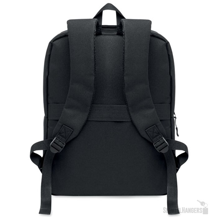 Rpet 15 inch laptop backpack Akraos Zwart