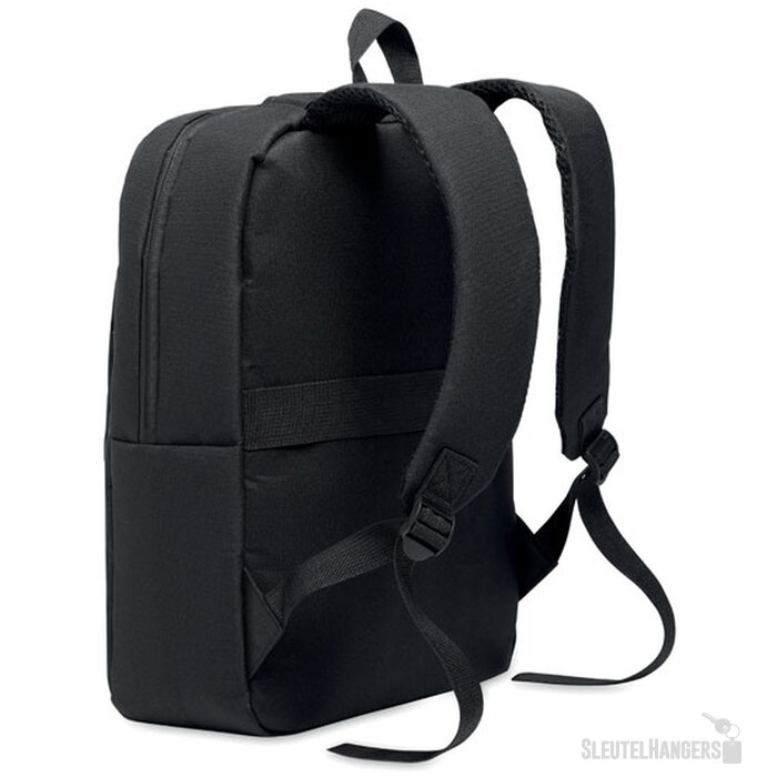 Rpet 15 inch laptop backpack Akraos Zwart