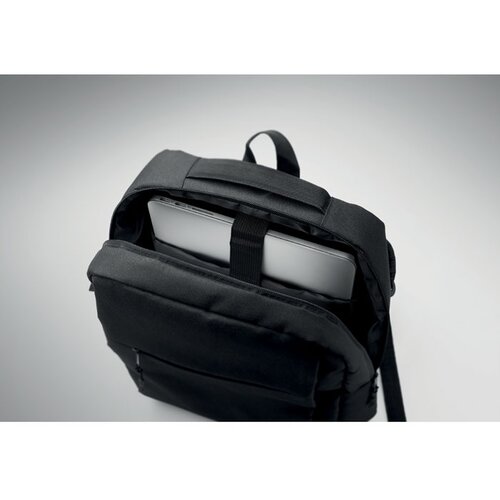 Rpet 15 inch laptop backpack Akraos Zwart