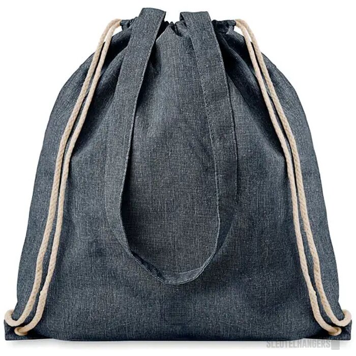 Rugzakje met koord Moira duo blauw