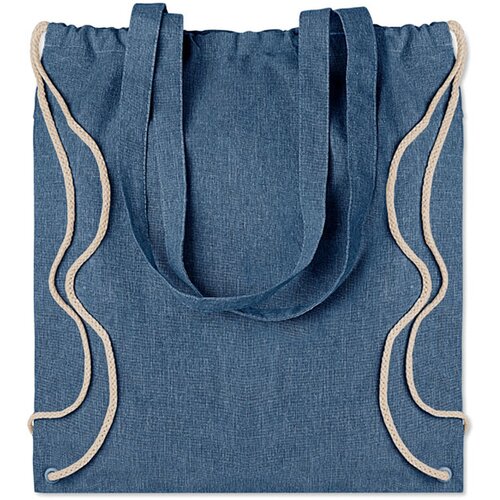 Rugzakje met koord Moira duo royal blauw