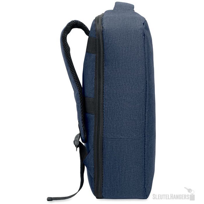 Smalle 15 inch laptop rugzak Laugar marineblauw