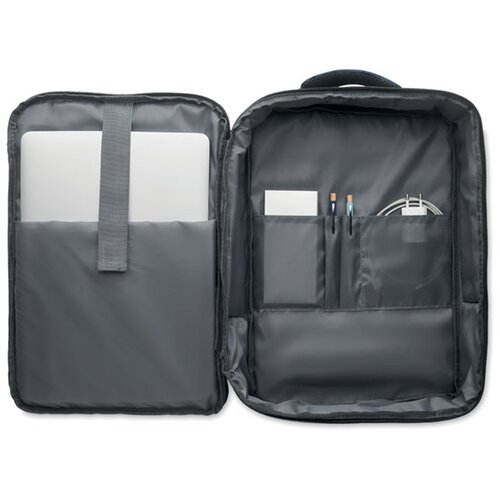 Smalle 15 inch laptop rugzak Laugar marineblauw