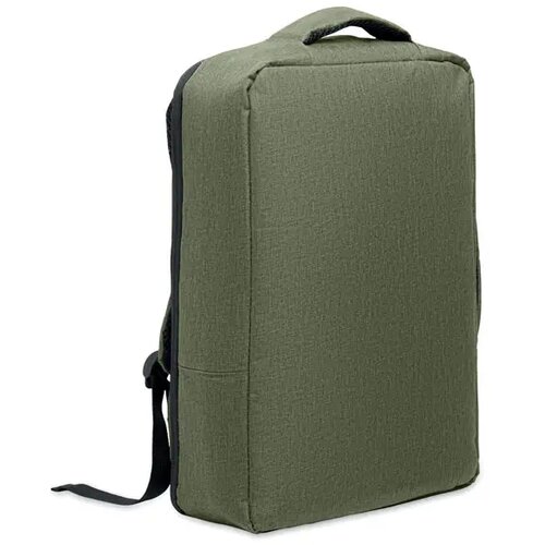 Smalle 15 inch laptop rugzak Laugar legergroen