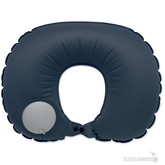Snel opblaasbaar reiskussen Heddow blauw