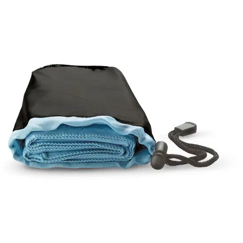 Sporthanddoekje in nylon zakje Drye blauw