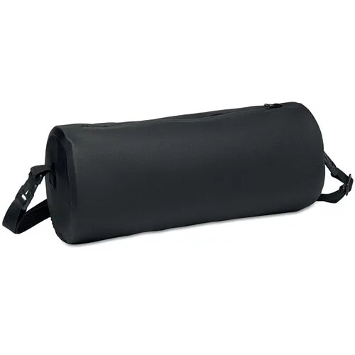 Sporttas van 300d rpet Brenna tube zwart