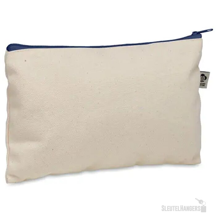 Toilettasje katoen 340 gr/m² Pesacara blauw