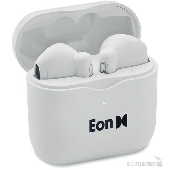 Tws oordopjes met oplaadbasis Oreta wit