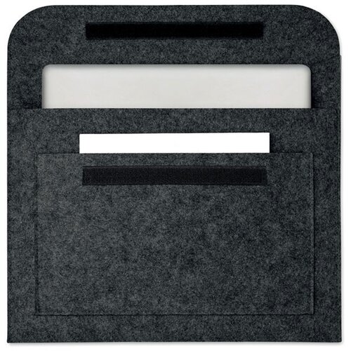 Vilten laptophoes Pouchlo Grijs