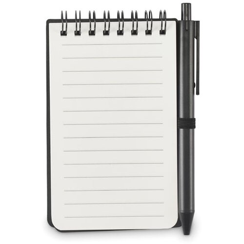 Waterafstotend notitieboekje Kit Zwart