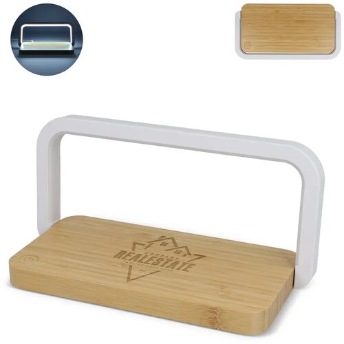 15W Draadloze Oplader met Dimbare LED Lamp