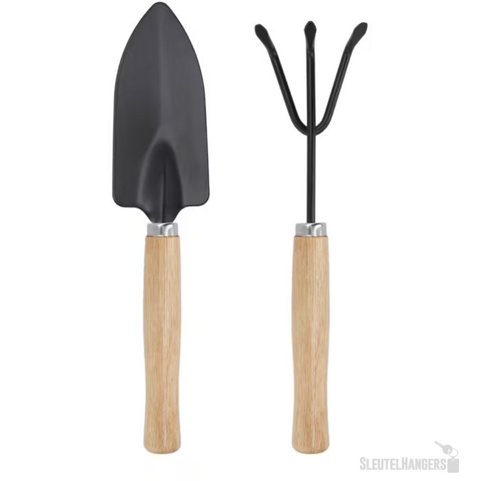 2-delige Tuingereedschap set natuur