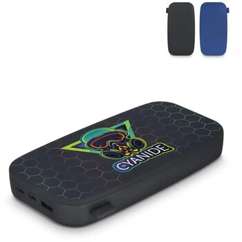 2PB27100 I Fresh 'n Rebel Powerbank 27000mAh 65W donker gun metal