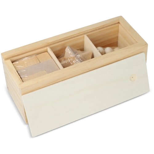 3-in-1 denkspel hout / hout