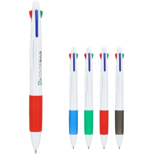 4-kleuren balpen met grip