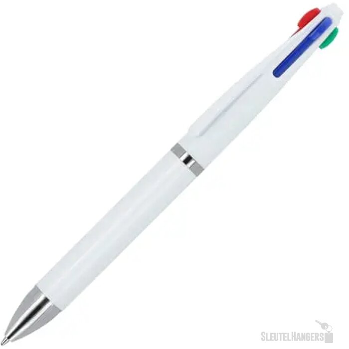 4-kleuren pen wit