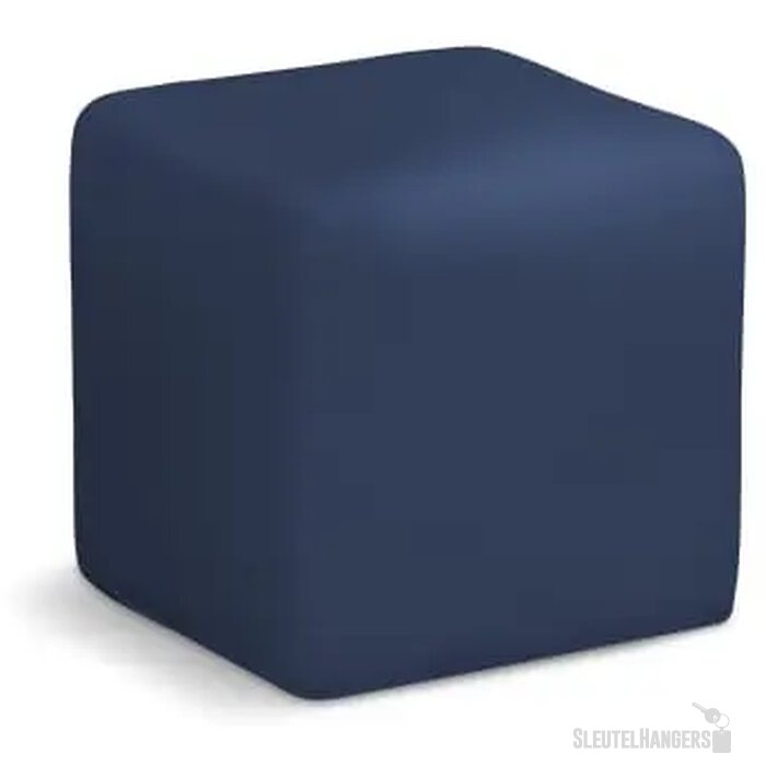 Anti-stress vierkant donkerblauw