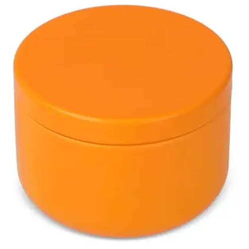 Asana plantaardige kaars in gerecycled blik oranje