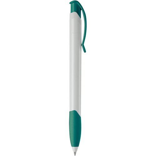 Balpen Apollo hardcolour wit / turquoise