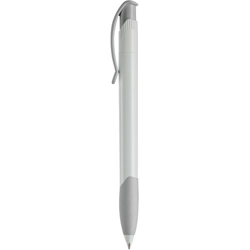 Balpen Apollo hardcolour wit / zilver