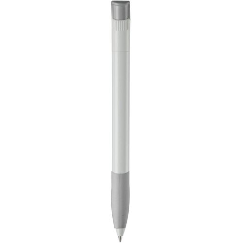 Balpen Apollo hardcolour wit / zilver