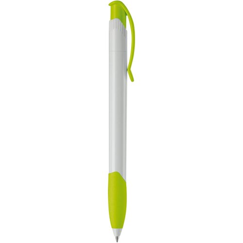 Balpen Apollo hardcolour wit / lichtgroen