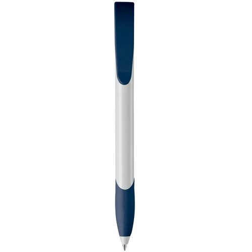 Balpen Apollo hardcolour wit / donkerblauw